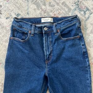Abercrombie & Fitch The Ankle Straight Ultra High Rise